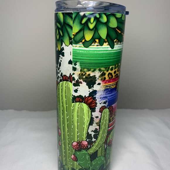 Colorful Cactus 20 Oz Tumbler - Picture 1 of 8